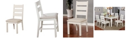Furniture Gwen Weathered White Side Chair (Set of 2)